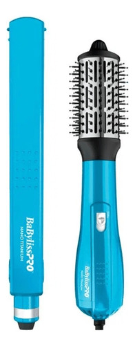 Kit Babyliss Plancha Iónica De 32mm + Cepillo Secador 64mm