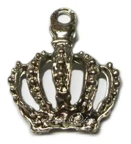 Comprar 30 Dijes Coronitas Bombé Medianas De Metal - Bijou Souvenirs