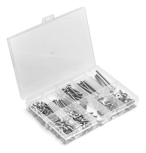 Kit De Tornillos De Acero Inoxidable De 180 Piezas Para Slas