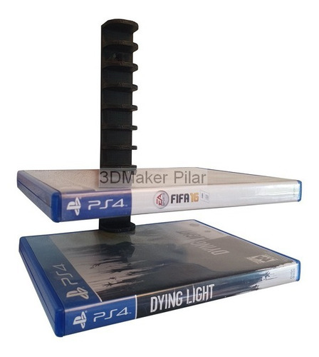 Organizador Soporte Pared 12cajas Juegos Ps4 Ps3 Xbox Bd Dvd