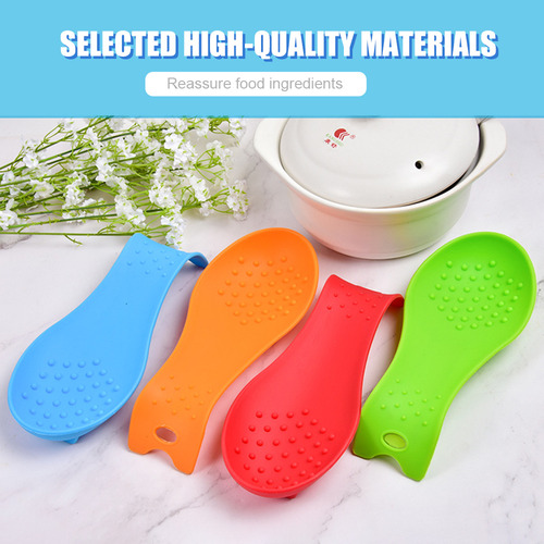 Almohadilla De Silicona Para Utensilios De Cocina Con Soport
