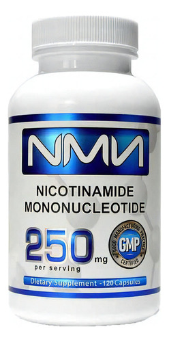 Nmn Precursor Nad 250 Mg. 120 Cápsulas Sabor Sin Sabor