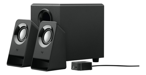 Compatible con Logitech Multimedia 2.1 Altavoces Color Negro