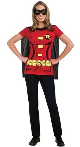 Disfraz Para Mujer Camiseta Sexy Robin Halloween