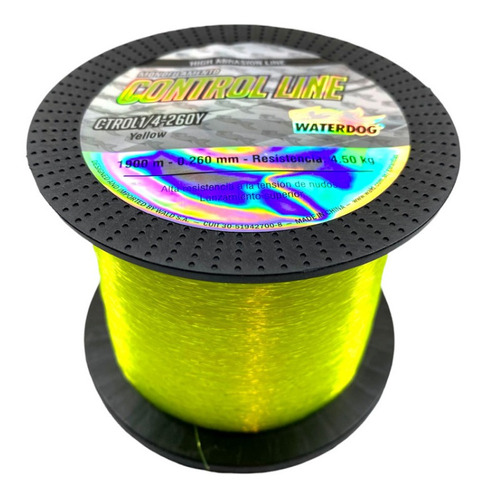 Nylon Waterdog Control Line Bobina 1/4- 4,5 Kg- 1900m/0.26mm