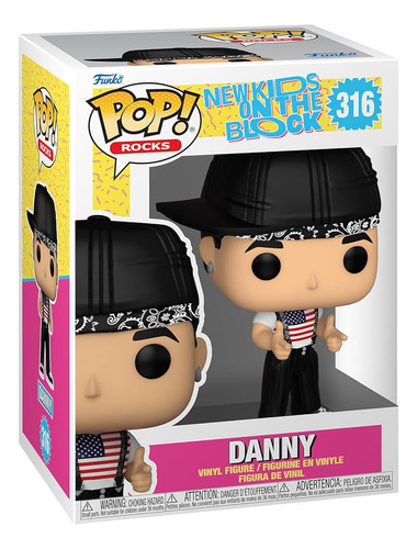 Funko Pop! Rocks: Danny De New Kids On The Block 11 Cm