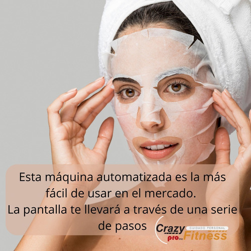 Imagen 9 de 10 de Maquina Para Hacer Mascarillas Faciales Caseras 2 Moldes Pro