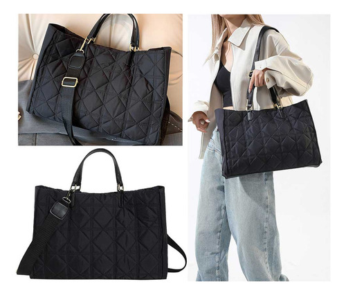 . Bolso De Mano Acolchado For Mujer, Bandolera Informal