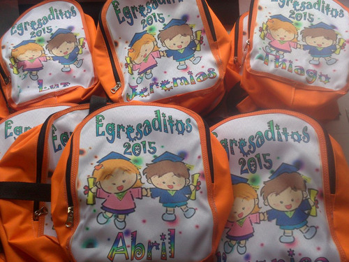 Mochila Egresaditos Personalizada Novedad! Regalos Zona Sur!