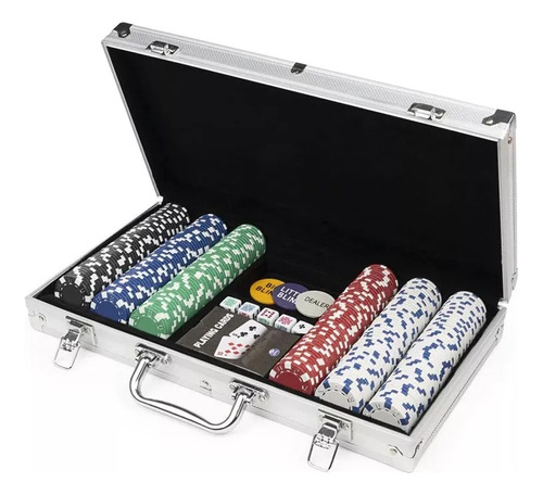 Set Poker 300 Fichas Poker Maletin Set De Poker Profesional