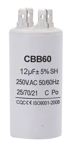 Capacitor D Trabajo 12uf 250v Condensador 12mfd 250v Cbb60