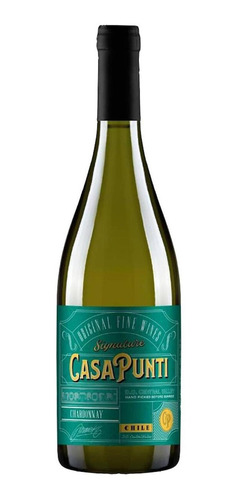 Pack De 4 Vino Blanco Casa Punti Chardonnay 750 Ml