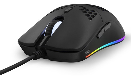 Mouse Gamer Tecware Panal Abeja Rgb Exo Lite 6400 Dpi Negro