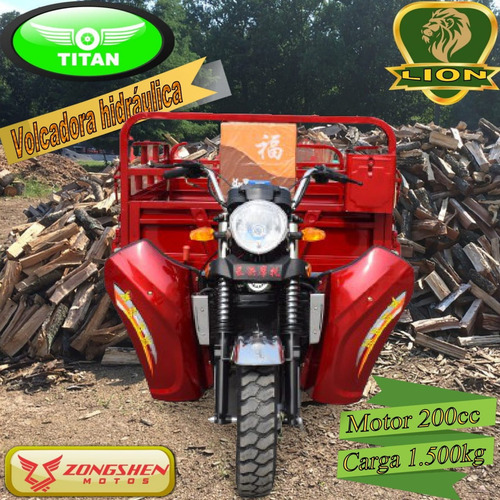 Triciclo De Carga Con Volcadora Hidraulica 1.5ton 200cc 0km