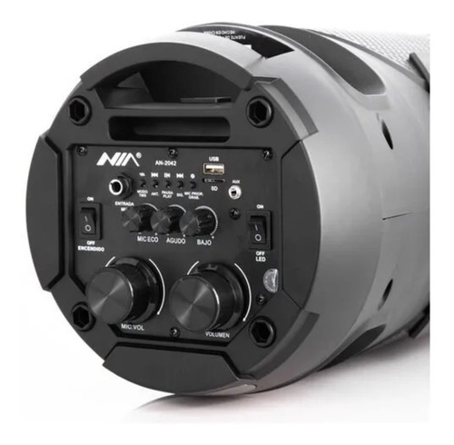 Imagen 3 de 4 de Parlante Sonivox VS-SS2362 con bluetooth negra