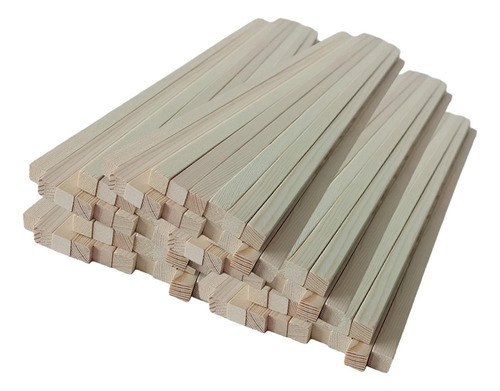 100 Piezas De Palos Cuadrados Sin Terminar, 500mmx3mmx3mm