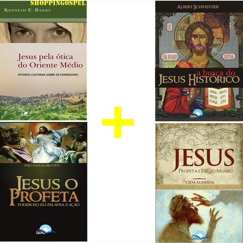 Kit 4 Livros Jesus Pela Ótica Do Oriente Médio E Mais