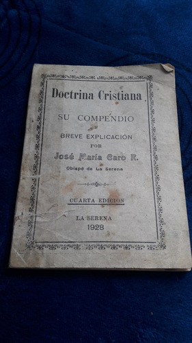 Libros Antiguos Doctrina Cristiana