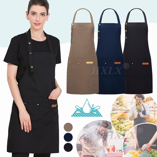 Delantales De Chef Unisex Ajustables Para Cocina Y Comedor