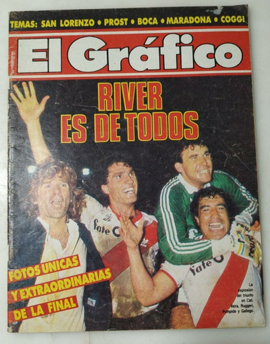 El Gráfico Edición N° 3499 River Islas Maradona Jaite Basile