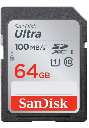 Imagen 3 de 9 de Memoria Sd De 64 Gb + Lector De Tarjetas / Sandisk Ultra
