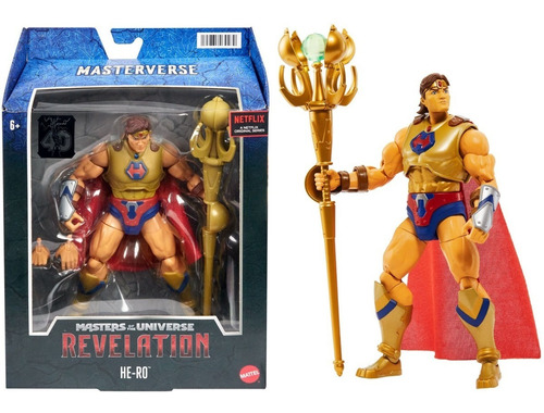 Figura He-ro Masters Of The Universe Revelation Masterverse