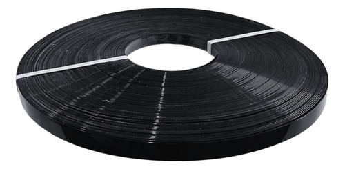 Tapacanto Pvc Negro Alto Brillo 100 Mts 22x1.5mm Deko