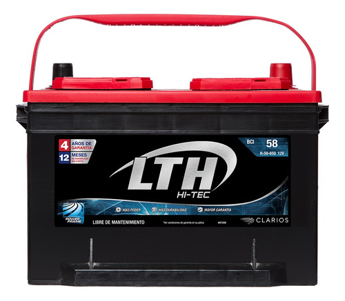 Batería Lth Jeep J10 1984-1984 - H-58-650