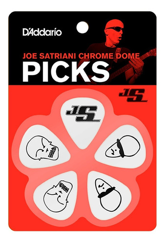 Paquete 10 Púas Joe Satriani Mediano Planet Waves 1cwh4-10js