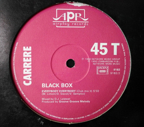 Black Box - Everybody Everybody (club Mix I) (club Mix Ii) (Usado)