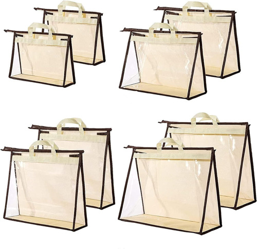 8pcs Cubre Polvo Para Bolsas Guarda Bolsas Mujer Organizador