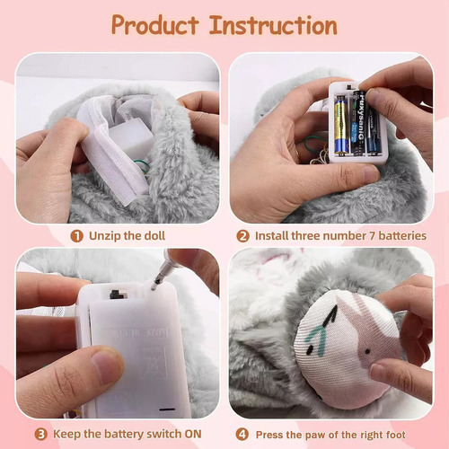 A Para Brinquedos Para Bebês De 6 Meses, Pelúcia De Gato
