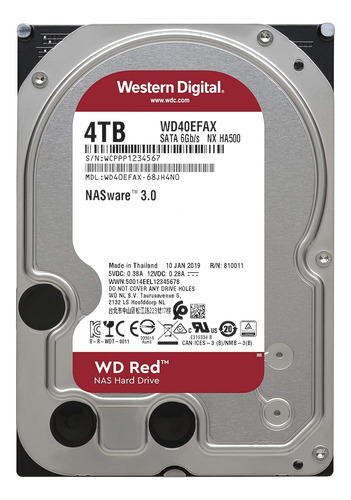 Western Digital 4tb Wd P / Nas Hdd Disco Duro Interno