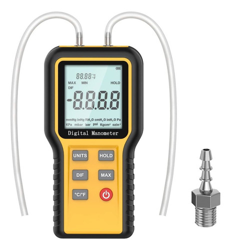 Nihay Medidor De Presión Diferencial Manómetro Probador De