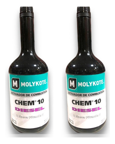 Pack X2 Limpia Inyectores Diesel Molykote X 300ml Chem 10