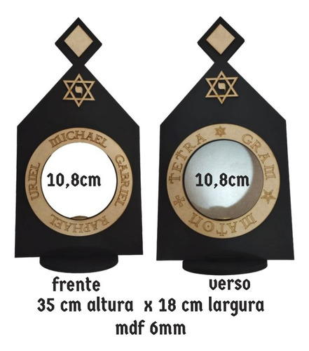 Ostensório E Tábua Trithemius A Arte De Atrair Espíritos Mdf