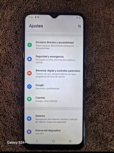 Celular Vivo Y01 , 32gb Rom 2gb Ram Sapphire Blue Azul , Liberado Funciona Al 100 % Está En Excelentes Condiciones + 3 Diferentes Regalos Incluidos Azul