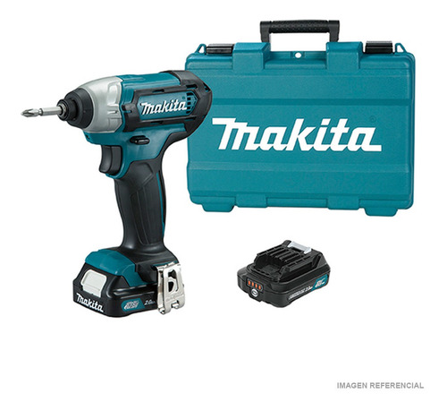 Makita Atornillador Impacto 1/4  12v 110 Nm Cxt 2 X 2.0 Ah