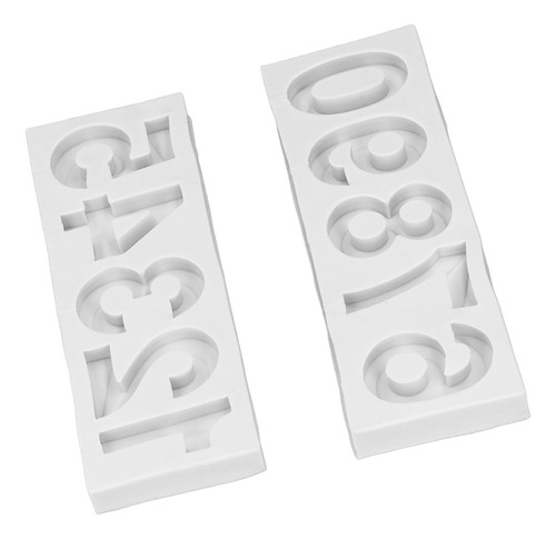 Molde Con Números Para Decoración De Magdalenas, 0-9, Carame