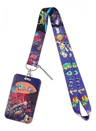 Portacredencial + Lanyard Rocko In Life