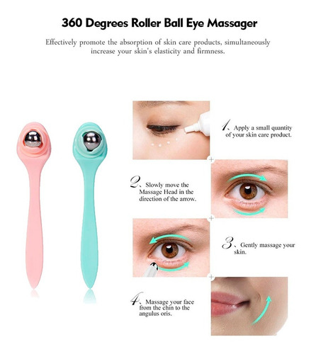 Masajeador De Ojos Rodillo Anti-arrugas Elimina Ojeras 1pz