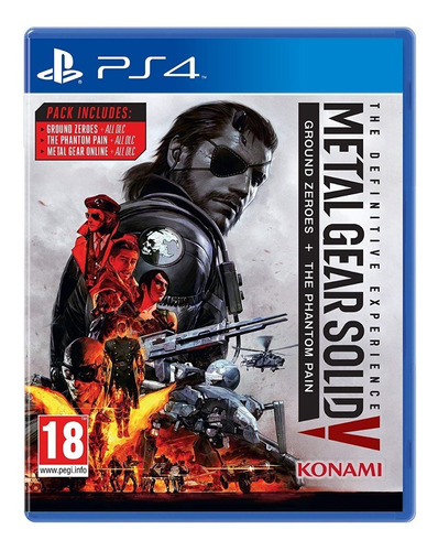 Metal Gear 5 Definitiv Experience Ps4 Fisico/ Mipowerdestiny