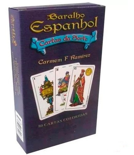 Baralho Espanhol Cartas Da Sorte 50 Cartas Editora Artha