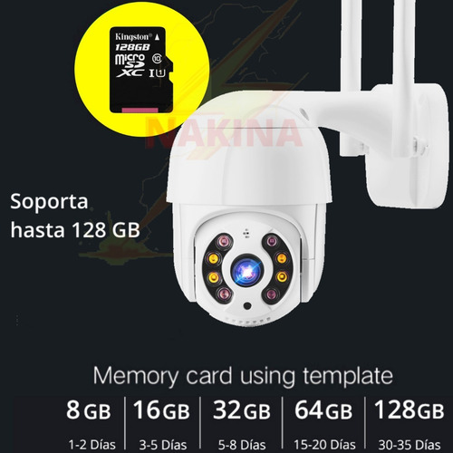 Imagen 10 de 10 de Combo 2 Cámara Ptz Robótica Ip Wifi 2mp 1080hd Exterior 360°