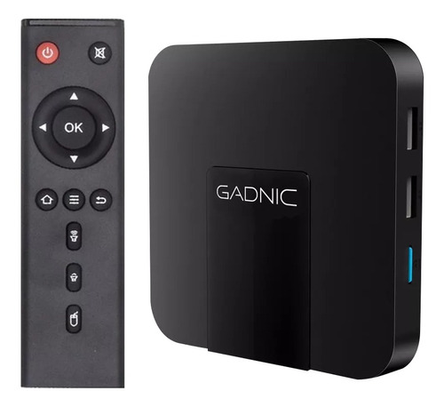 Imagen 6 de 7 de Tv box Gadnic TX-1200 SMTV0030 estándar 4K 16GB negro con 2GB de memoria RAM