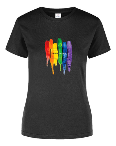 Playera Orgullo Lgbt - Gay - Peace - Love Wins - Pride