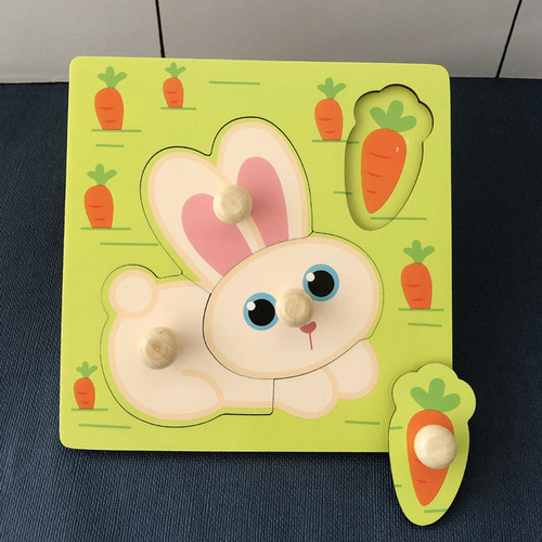 Mz Juego De Rompecabezas De Conejo De Dibujos Animados
