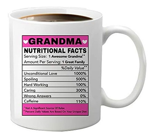 Jiojio Chan - Taza De Cerámica Para Abuela 11 Onzas Regalo