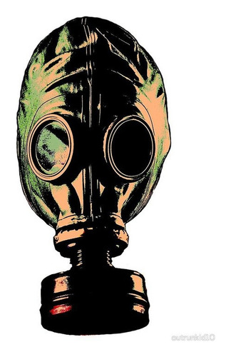 Máscara De Silicone Estilo Modelo Na 2ª Guerra Mundial Cor Cinza Style World War Gas Mask