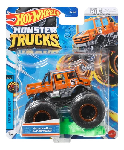 Hot Wheels Monster Trucks 2023 Mercedes Benz Unimog Camion